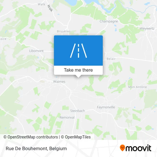 Bouhemont Street map