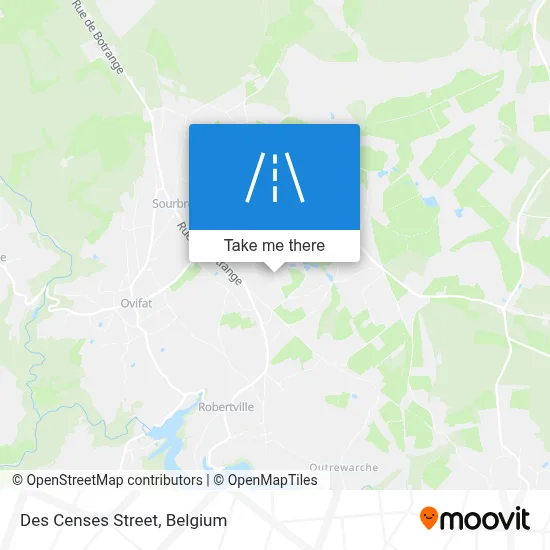 Des Censes Street map