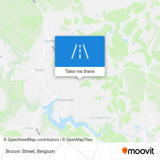 Broom Street map