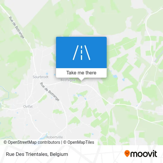 Trientales Street map