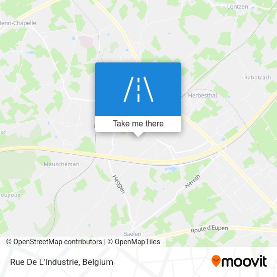 Rue De L'Industrie plan