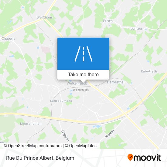 Rue Du Prince Albert plan