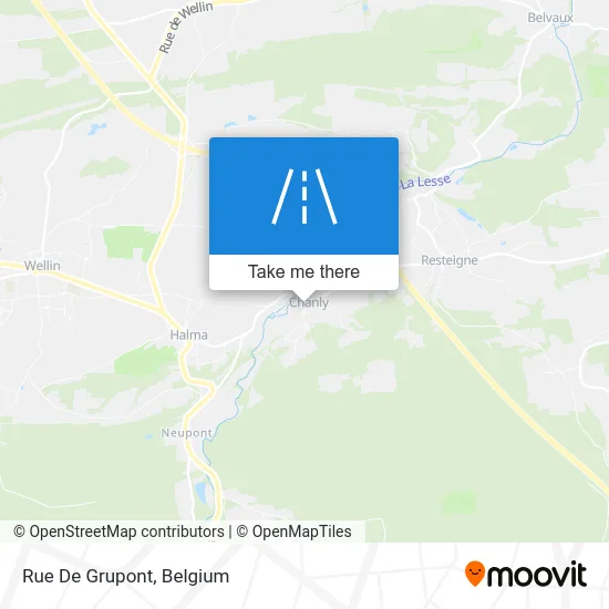 De Grupont Street map