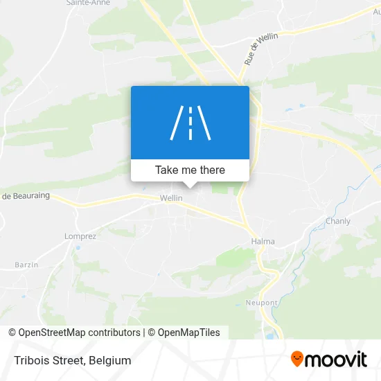 Tribois Street map