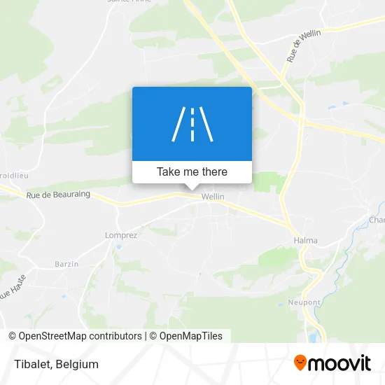Tibalet map