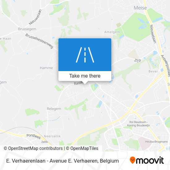 E. Verhaerenlaan - Avenue E. Verhaeren map
