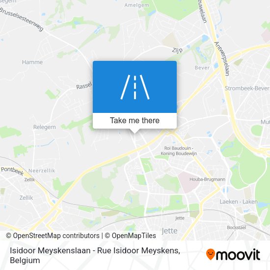 Isidoor Meyskenslaan - Rue Isidoor Meyskens map