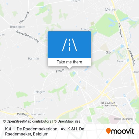 K.&H. De Raedemaekerlaan - Av. K.&H. De Raedemaeker map