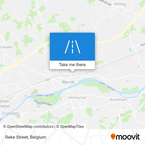 Reke Street map