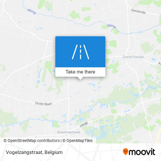 Vogelzangstraat map