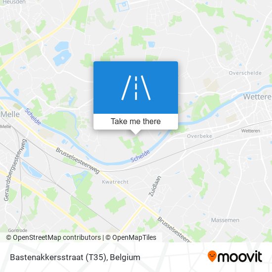 Bastenakkersstraat (T35) map