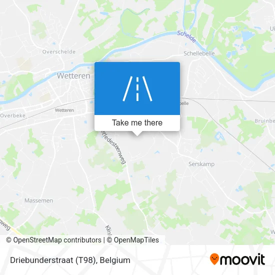 Driebunderstraat (T98) map