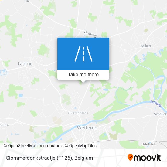 Slommerdonkstraatje (T126) map