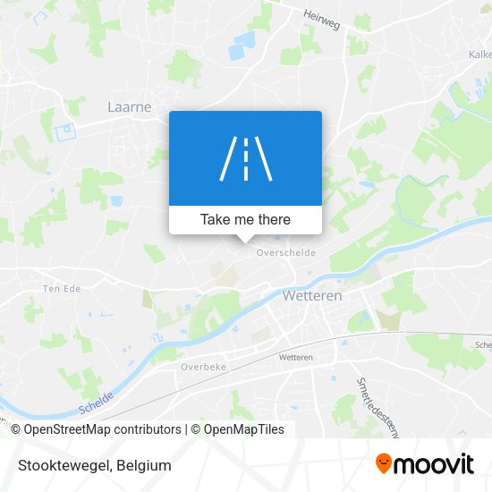 Stooktewegel map