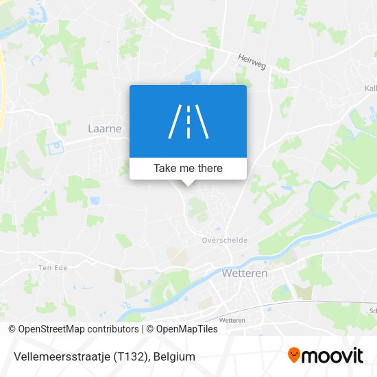 Vellemeersstraatje (T132) map