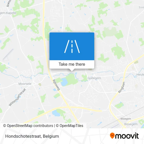Hondschotestraat map
