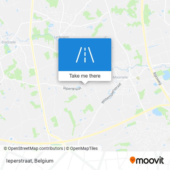 Ieperstraat map