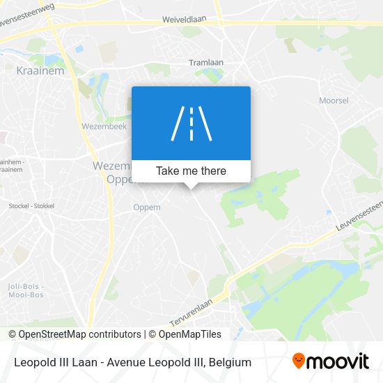 Leopold III Laan - Avenue Leopold III plan