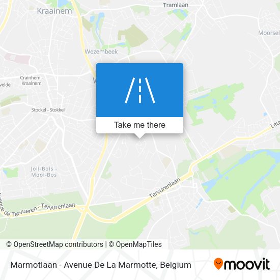 Marmotlaan - Avenue De La Marmotte map