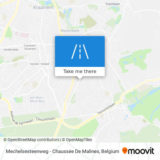 Mechelsesteenweg - Chaussée De Malines map