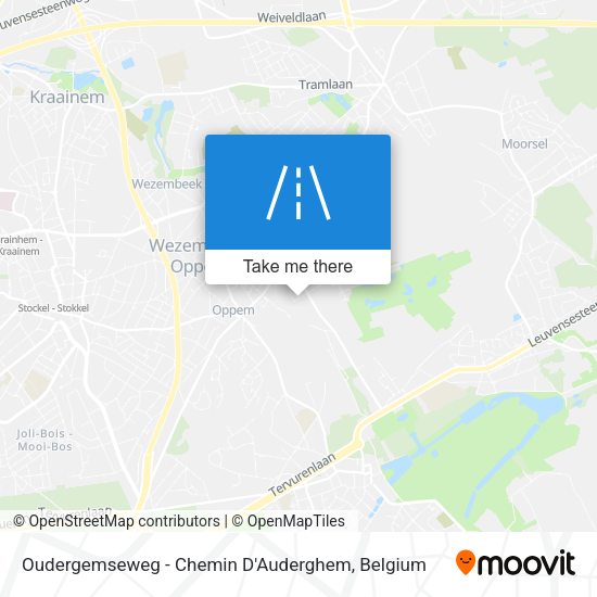Oudergemseweg - Chemin D'Auderghem map