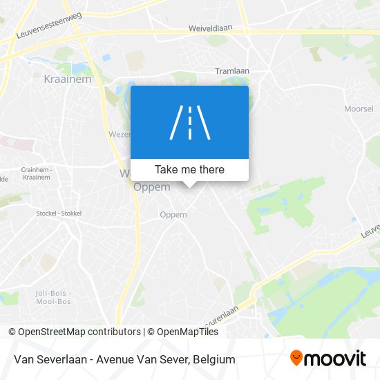 Van Severlaan - Avenue Van Sever plan