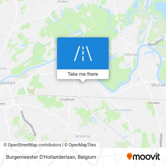 Burgemeester D'Hollanderlaan map