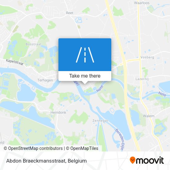 Abdon Braeckmansstraat map