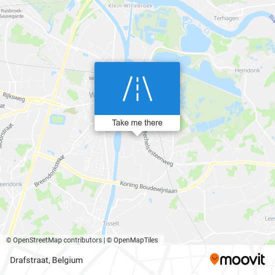 Drafstraat map