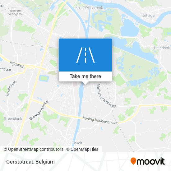 Gerststraat map
