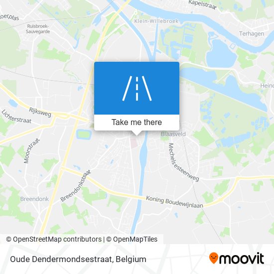 Oude Dendermondsestraat map