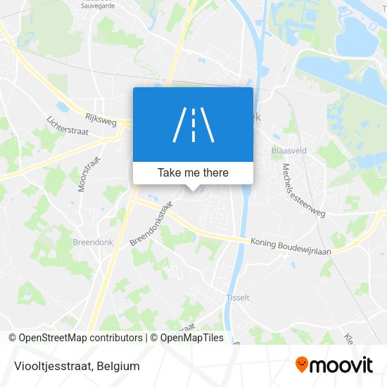 Viooltjesstraat map