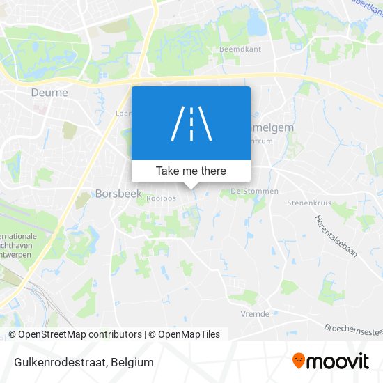 Gulkenrodestraat map