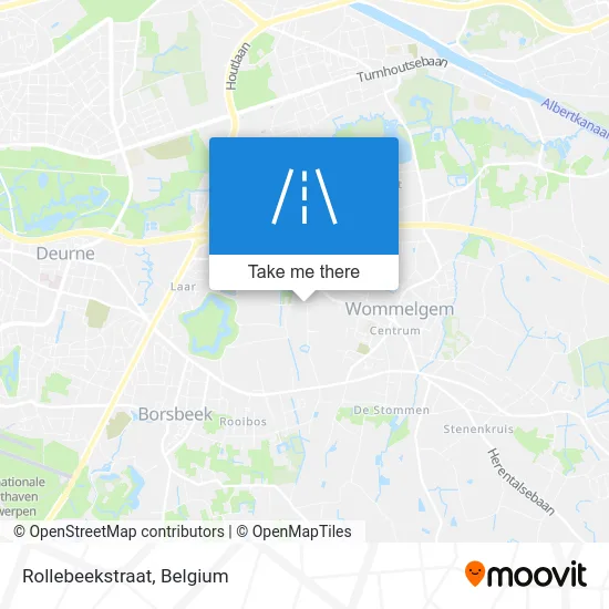 Rollebeek Street map