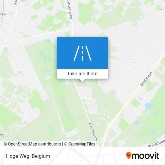 Hoge Weg map