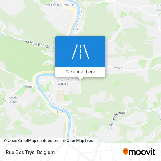 Rue Des Trys Street map