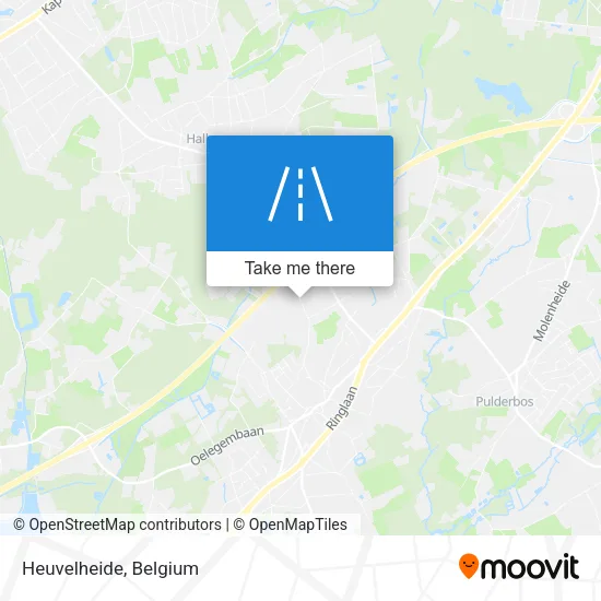 Heuvelheide map