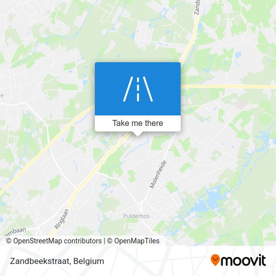 Zandbeekstraat map