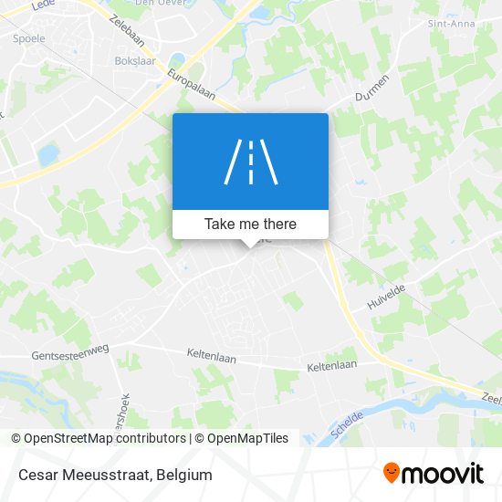 Cesar Meeusstraat map