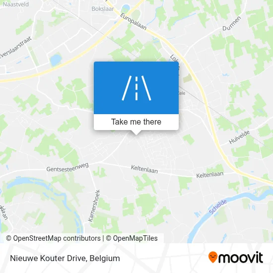 Nieuwe Kouter Drive map