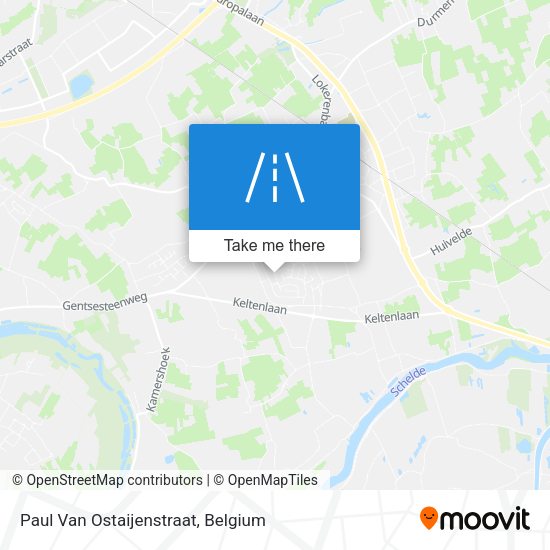 Paul Van Ostaijenstraat map