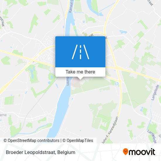 Broeder Leopoldstraat map