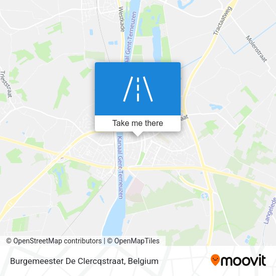 Burgemeester De Clercqstraat plan