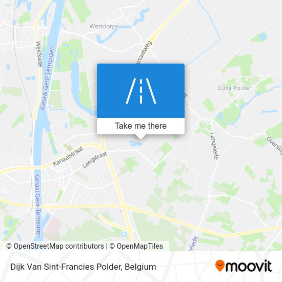Dijk Van Sint-Francies Polder map
