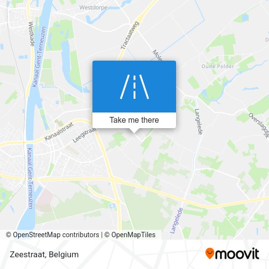 Zeestraat map