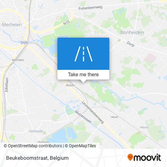 Beukeboomstraat map