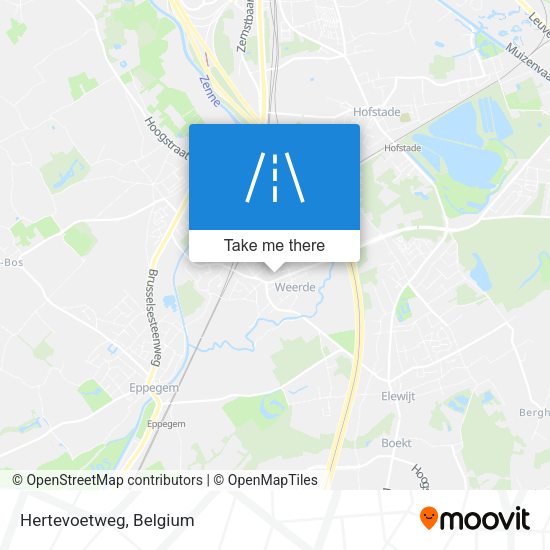 Hertevoetweg map