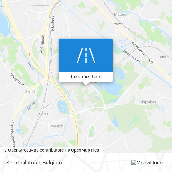 Sporthalstraat map