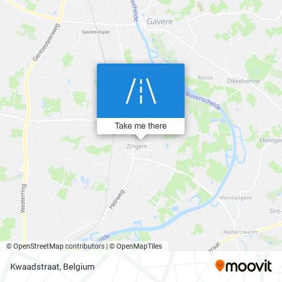 Kwaadstraat map