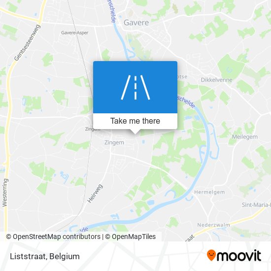 Liststraat map